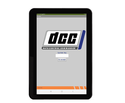DCC Interface Dashboard Screenshot